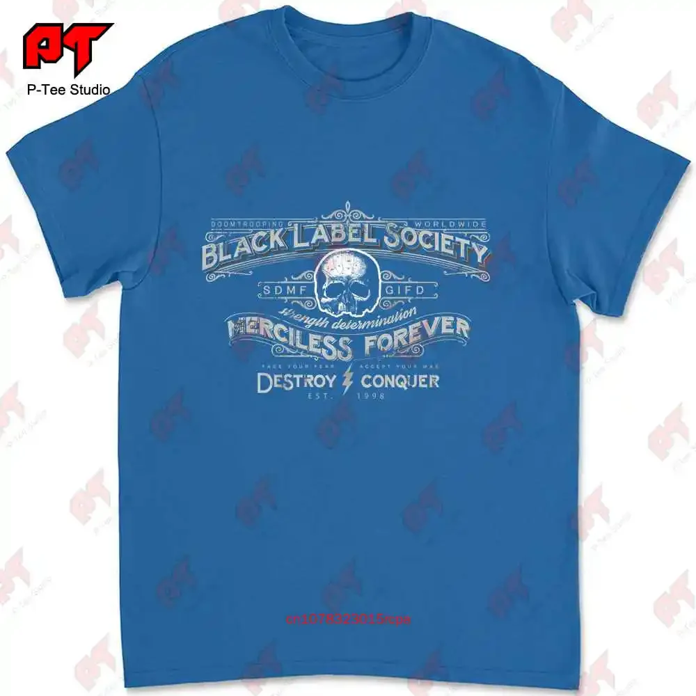 تي شيرت Black Label Society Merciless Forever Rock الرسمي مقاس XLNY #3