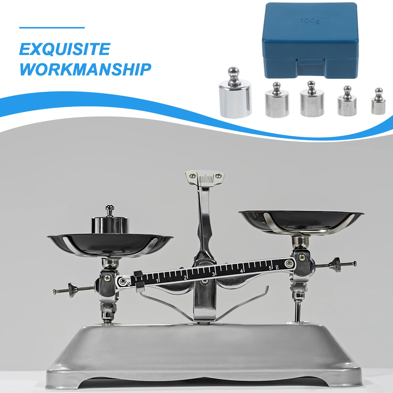 

Digital Scales Weights Set 100g Chrome Plated Grams M2 Grade Standard Laboratory Use Pocket Scales Weight Grams Scale