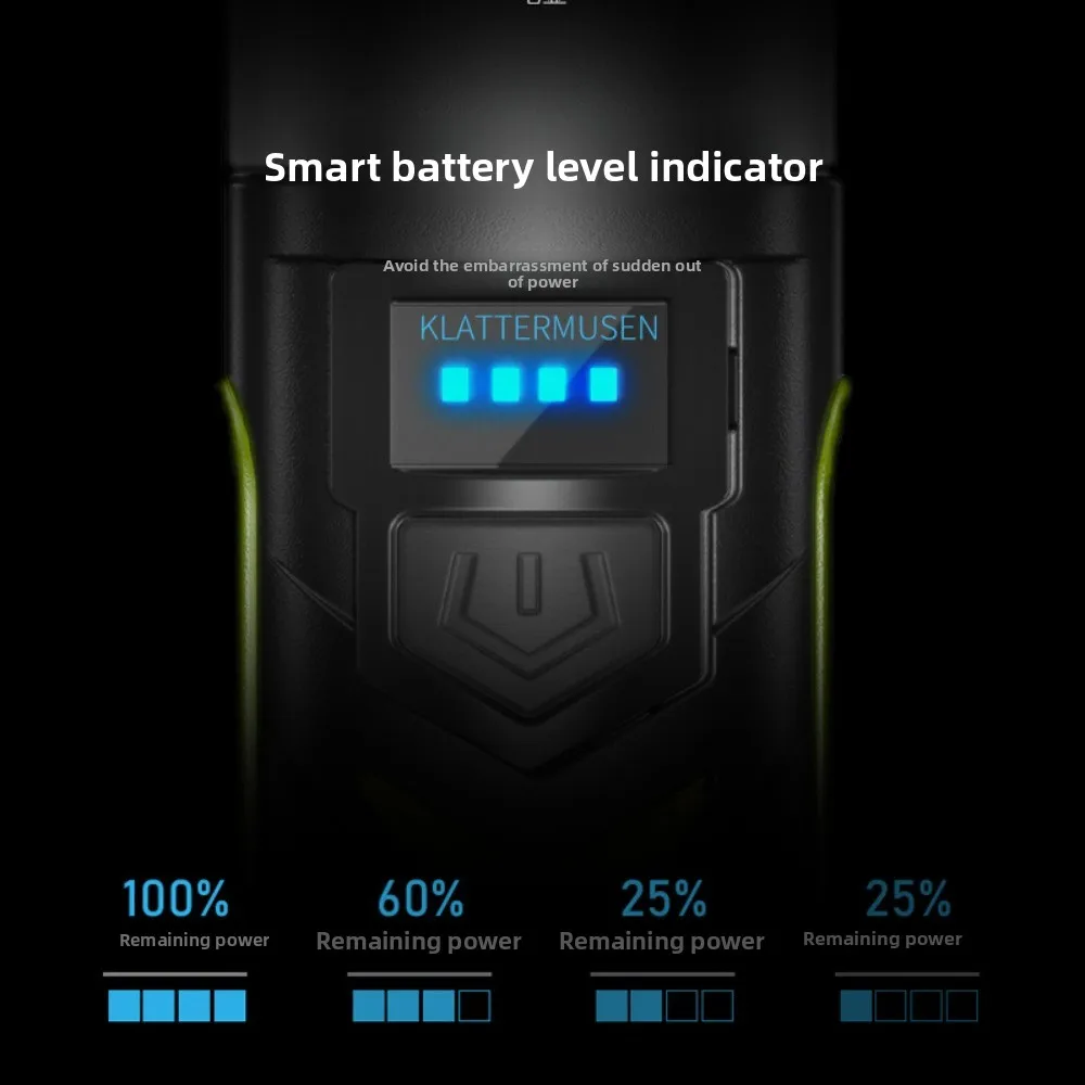 Zoomable COB Camping Flashlight  Adjustable Focus Side Light with Clip Compact  Portable Outdoor Hiking Emergency