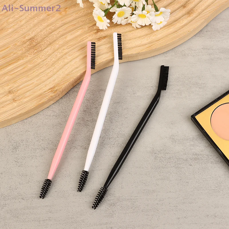 Double Headed Eyebrow Brush Eyelash Comb Eyebrow Eyelash Shaper Eye Brow Brush For Grooming Brows Reusable Makeup Tool
