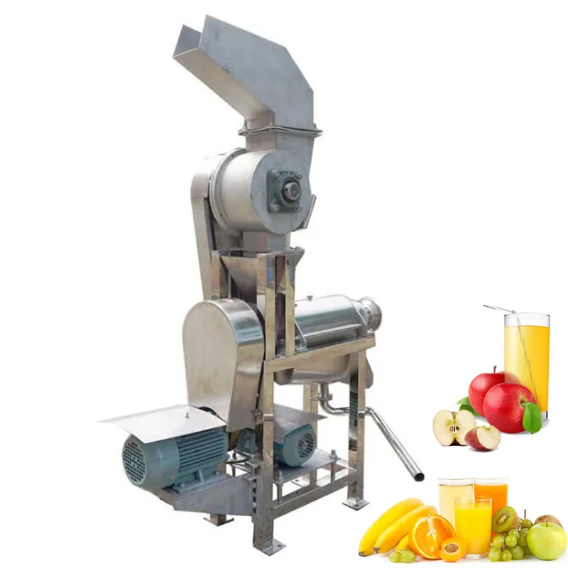 Guava Carrot Apple Lemon Spiral Juice Fruit Pulp Machine