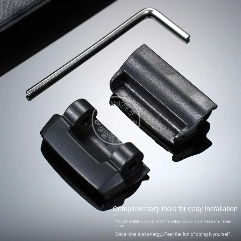 GR-B100-1A modified strap adapter for Casio g-shock 5536 Black Knight gr-b100 Connector grb100 Rubber strap converter 24mm strap