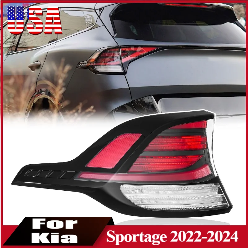 

LED Outer Taillight For Kia Sportage 2023-2024 LX/SX/EX Rear Brake Stop Lamp 92402-DW000 92401-DW000 Car Light Assembly