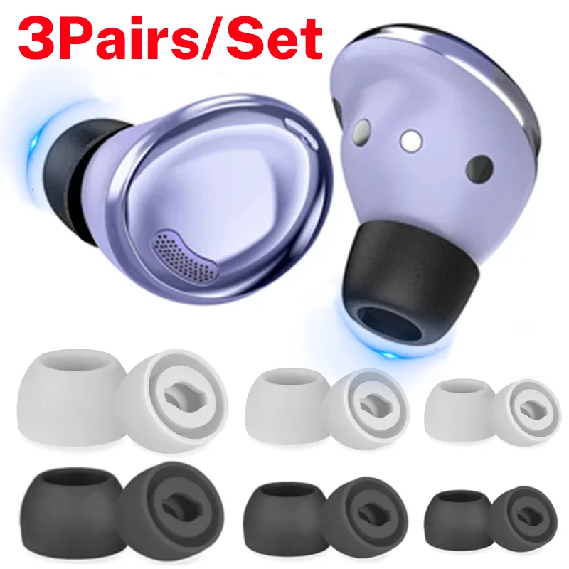 Ear Tips for Samsung Galaxy Buds Pro Soft Silicone Earbuds Replacement Tips Earplugs Sports Earphone Ear Cushion Pads Caps Cover 