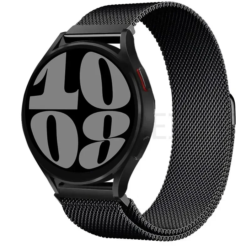 22 mm 20 mm Milanese-Loop-Armband für Samsung Galaxy Watch 7 6 5 4 44 mm 40 mm magnetisches Metallarmband Galaxy Watch 4/6 Classic-Armband