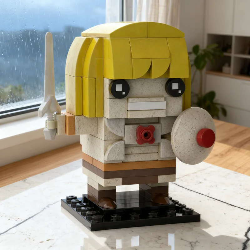 130pcs MOC Brickheadz He Man Masters the Universe Model Building blocks Construction Brick Kids idea DIY Christmas gift toys