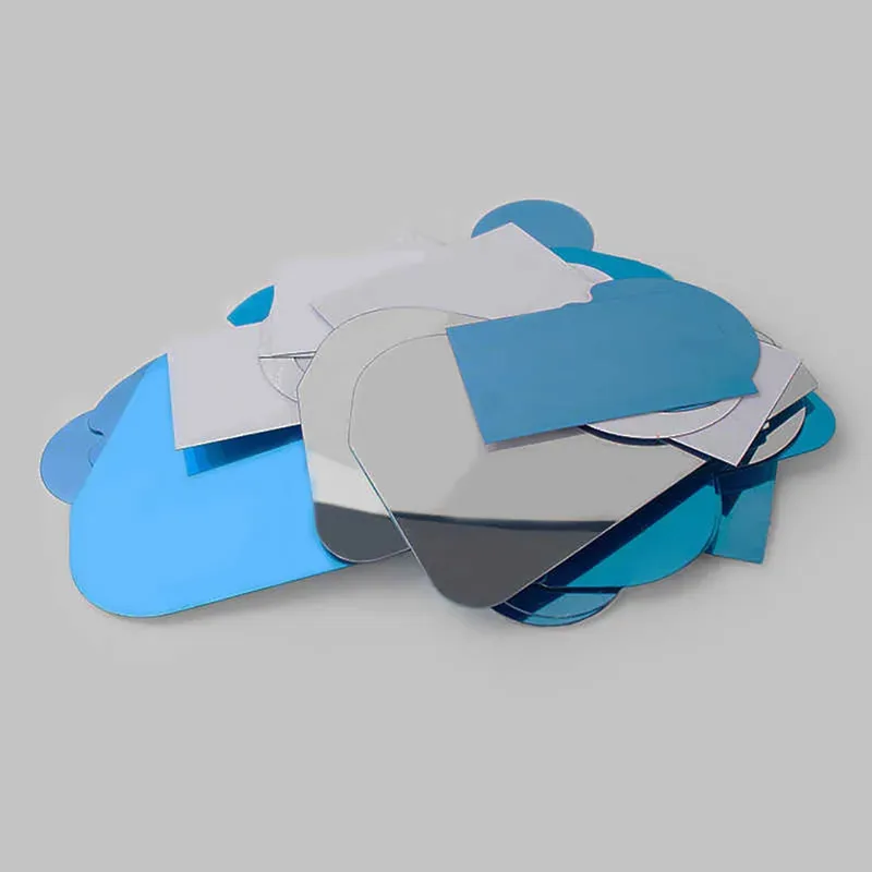 Mirror Finish Aluminum Sheet 95% Reflectivity DIY Metal Plate 0.3mm 0.4mm Thickness 100x100mm to 300x400mm