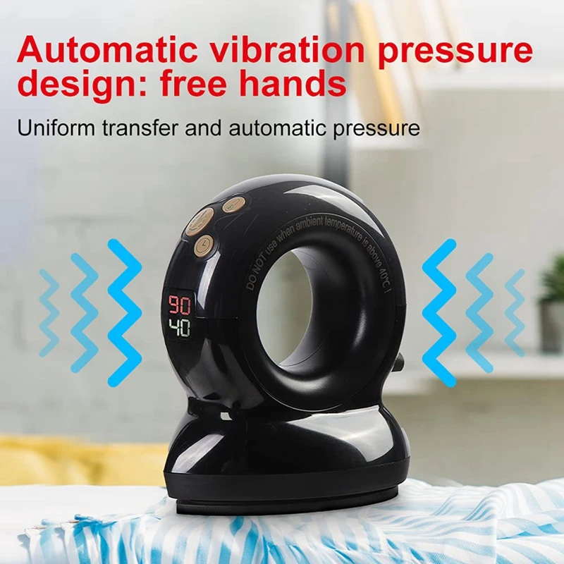 Portable MINI Heat Press Machine DIY Auto Easy Heating Transfer Iron For Clothes Bags Hat T-Shirts Printing US Plug-AA70