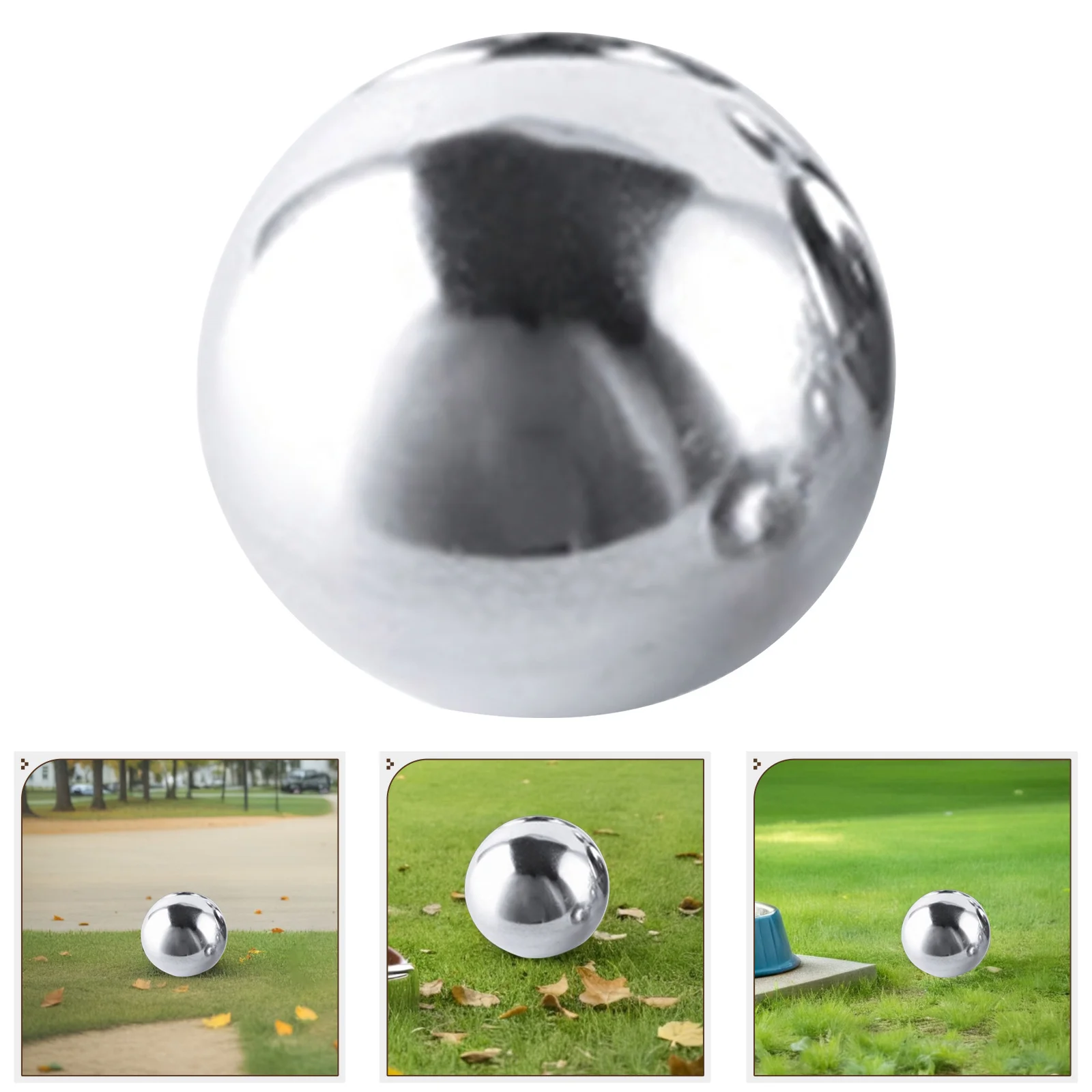 

100Mm Stainless Steel Solid Ball 1.0Mm Thick Mirror Polished Metal Decoration Sphere For Home Garden Office Mall Ornament Art