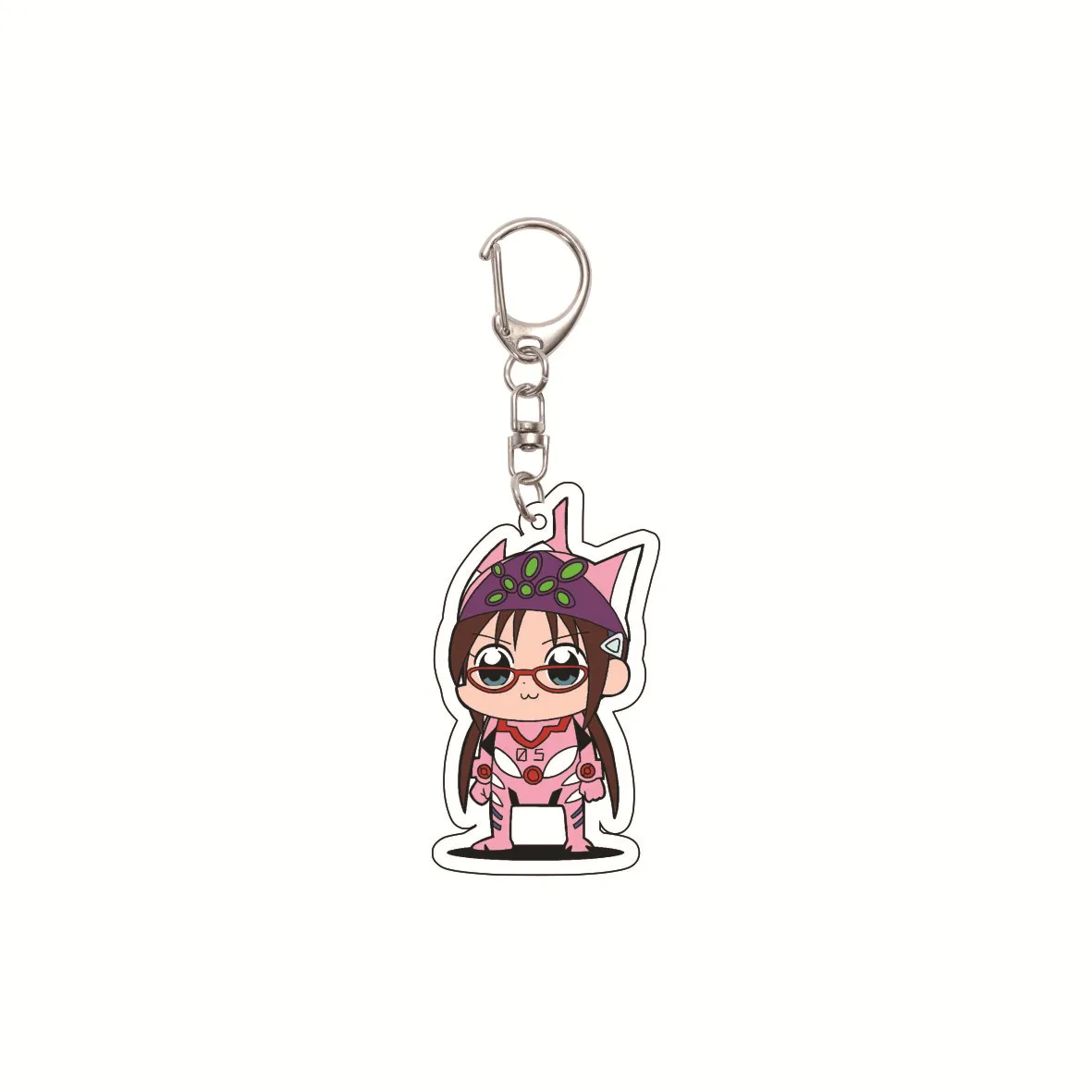 55MM Anime Neon Genesis Evangelion‌ Keychain Mari Makinami Illustrious Ayanami Rei Evangelion Unit-01‌ Keychain Christmas Gifts view 3