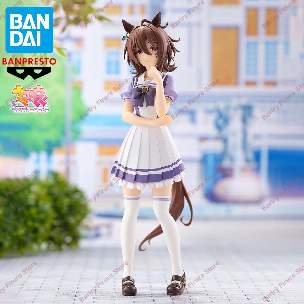Banpresto em estoque uma musume bonito derby manhattan cafe agnes takion anime figura de ação encaixotado ornamento de mesa modelo brinquedos presentes