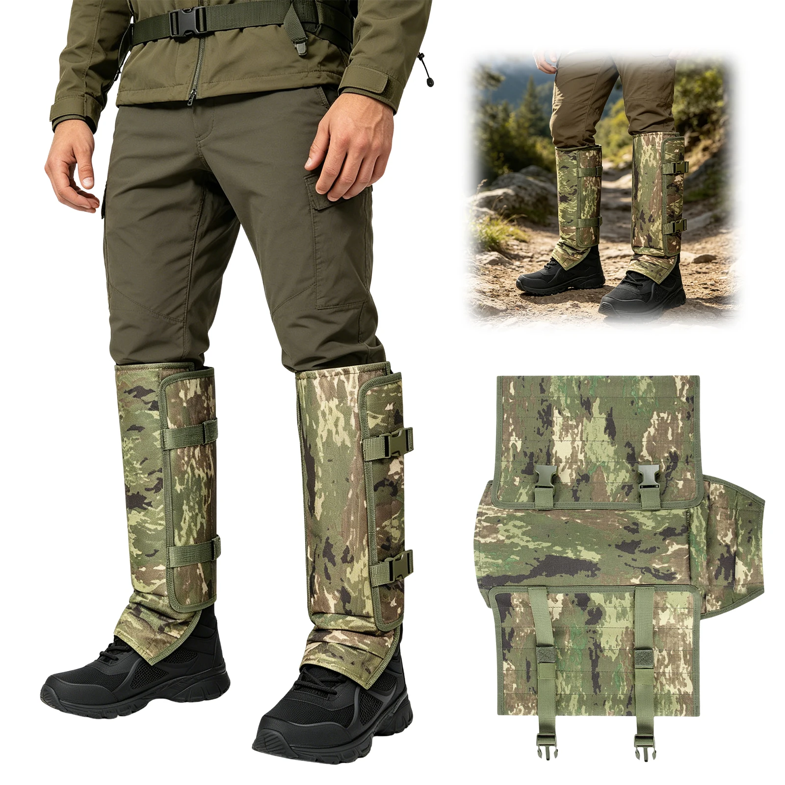 Snake Guards Waterproof Snakes Chaps Snakes Bite Protective Gaiter Chaps for Outdoor Hunting Hiking Farm Working Lawncare