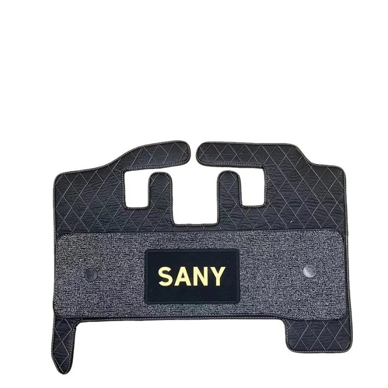 

For Sany Excavator Foot Mat SY55 60 65 75 85C 95 New Double Cab Floor Rubber Foot Mat Seat Cover High Quality Accessories