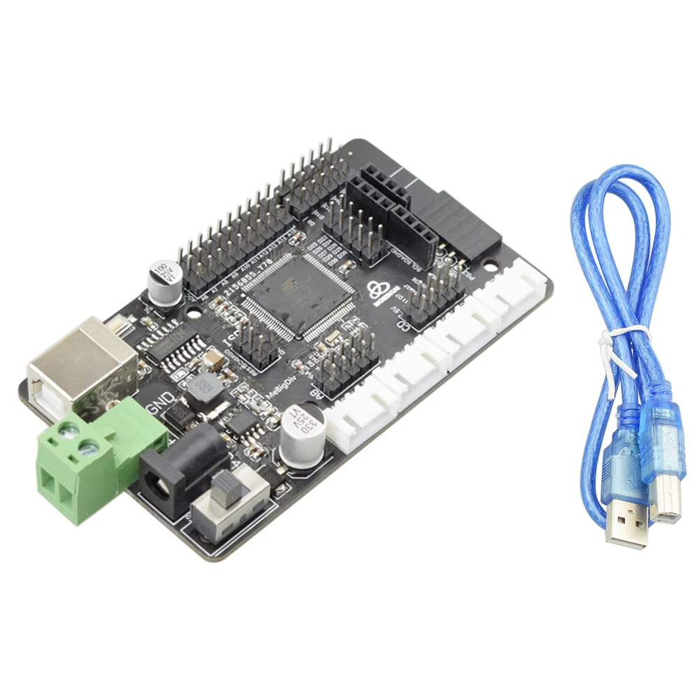 Controlador de controlador de Motor CC de alta potencia, 24V, 4WD, PWM, ajusta la velocidad con placa de desarrollo Arduino, controlador inteligente de coche Robot Mecanum