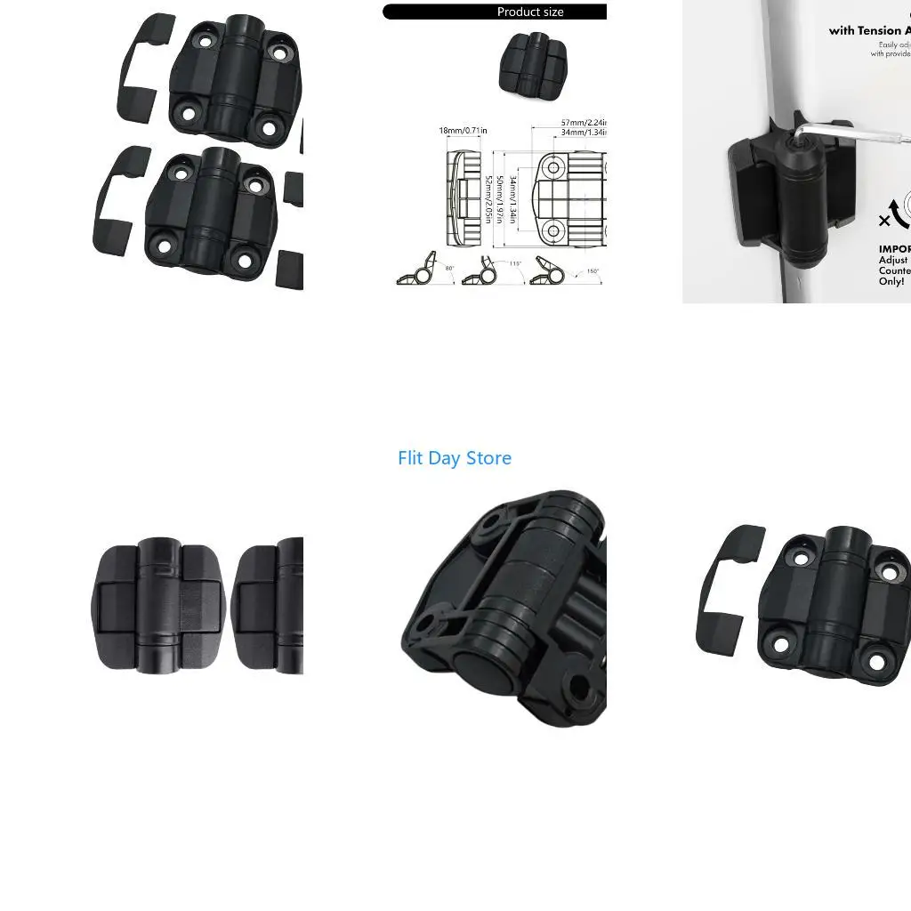 F92C Foldable Table Hinge Rounded Corner Safety Quiet Operation Nylons Construction