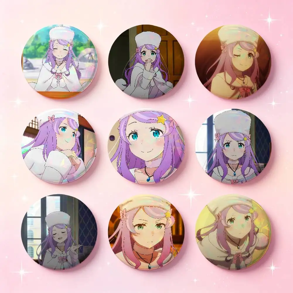 Anastasia Hoshin Anime Figure Badges Button Round Creative Pin Brooch Badge Bag Decor Accessories Fans Collect Friends Gifts