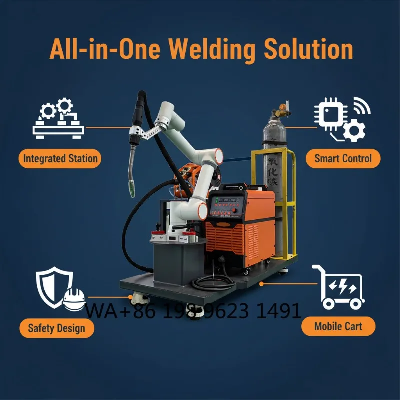 350A Collaborative Robot MIG Welding Machine Industrial Steel Structure Stainless Steel Automatic Welding Unit
