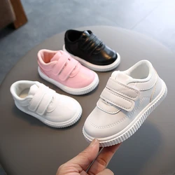 kids sneakers boys shoes girls trainers Children leather shoes white black school shoes pink casual shoe flexible sole fashion