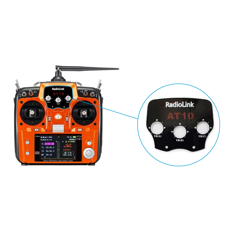 Radiolink LCD 3.5 Inch LCE Screen Protector Outer Glass Original for AT10/AT10Ⅱ Transmitter Replacement