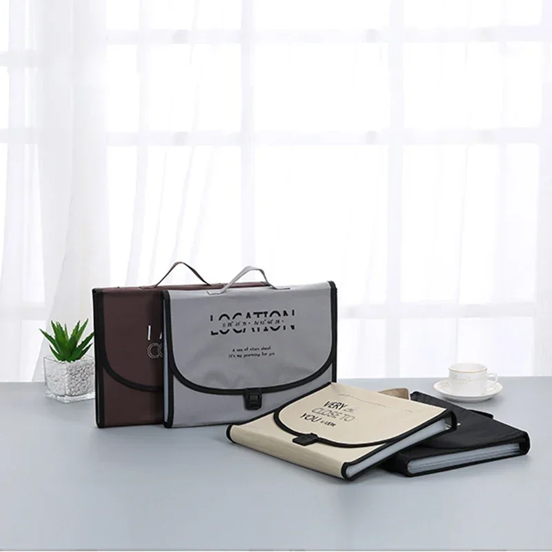 

Портативная сумка в стиле орган, многослойная папка, держатель для папки для хранения бумаги, сумка для документов формата А4, офисная сумка-органайзер