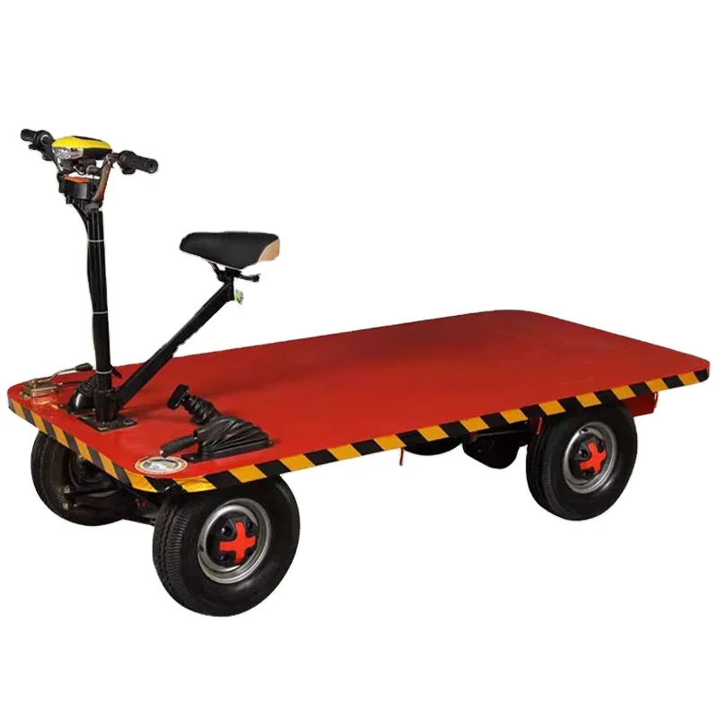 

World Popular Multifunctional Safe and Reliable Electric Platform Truck Electric Four-wheel Flat Car