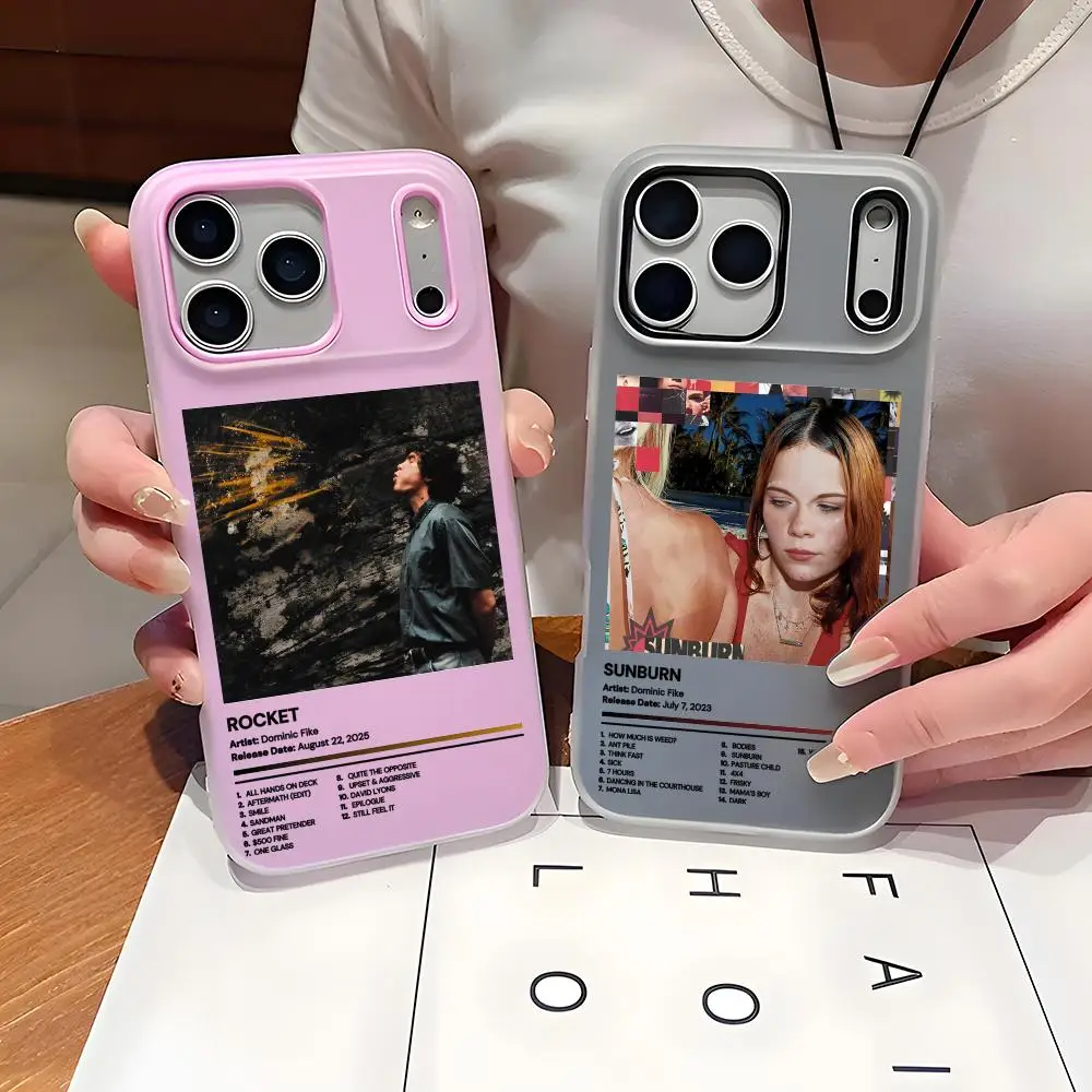 Singer D-Dominic Fike Phone Case Clear TPU Jelly Case for iPhone 17 16 15 14 13 12 11 Pro Max Plus Mini Slim Protective