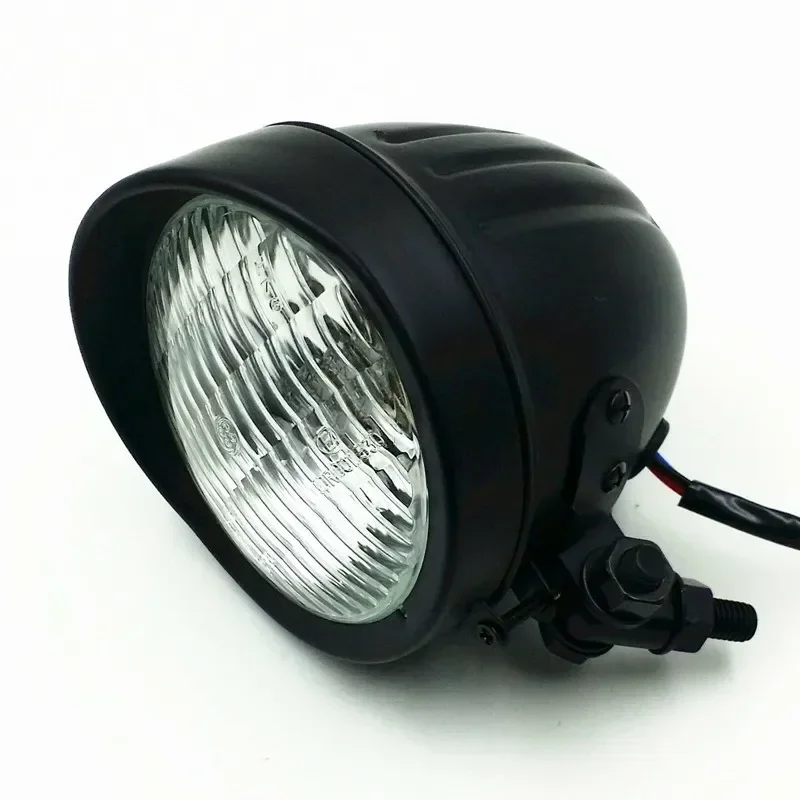 Motorcycle Headlight H4 Halogen High/Low Beam Head Light for Harley Honda Kawasaki Suzuki Yamaha Triumph Chopper