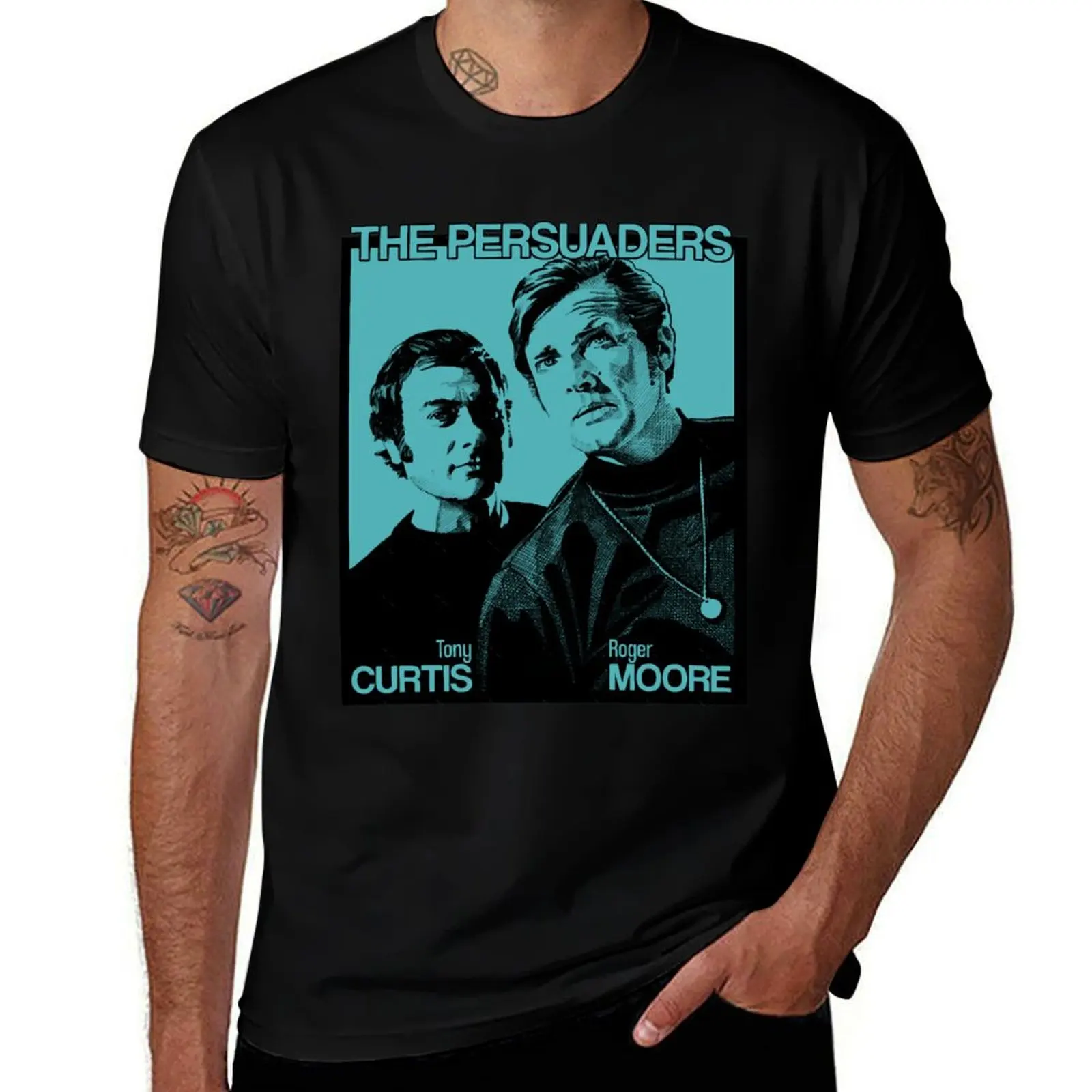 Poster The Persuaders T-Shirt Novelty Print Casual Tee Shirt