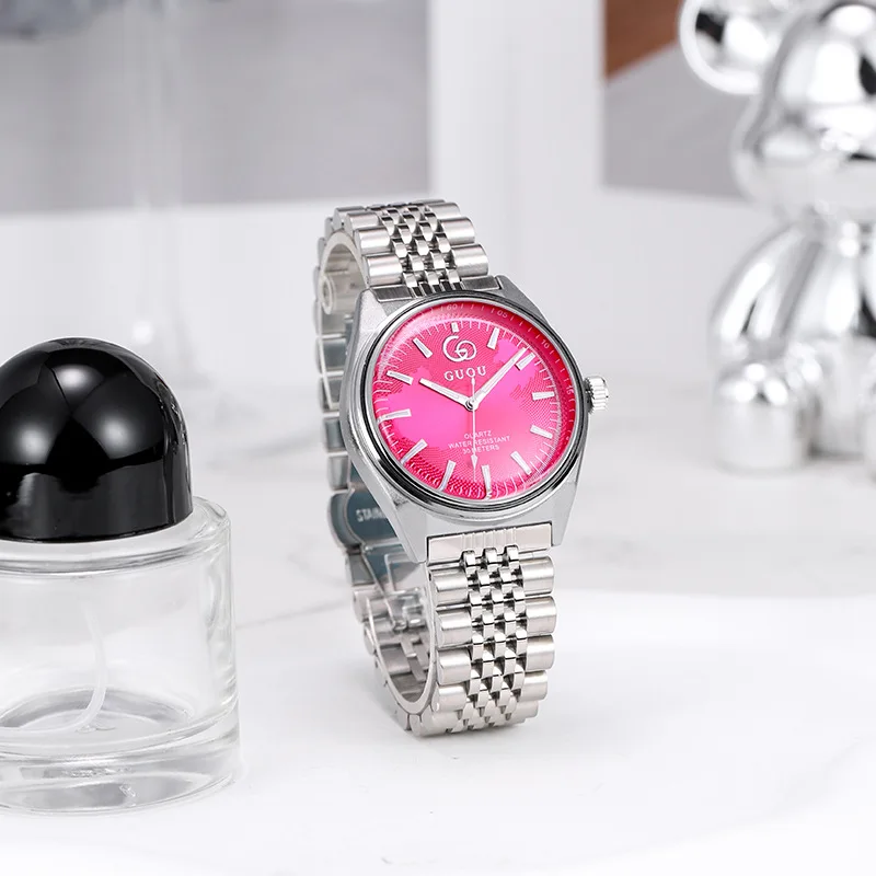 ساعة نسائية أنيقة، ساعة نسائية فاخرة وراقية، طراز الطالب، موديل 2026 جديد، ساعة يد كوارتز عصرية