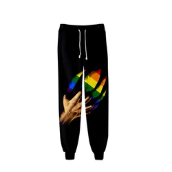 Bandiera arcobaleno Lgbt pantaloni della tuta stampa 3D pantaloni da jogging pantaloni uomo/donna abbigliamento LGBT arcobaleno lesbiche gay pantaloni della tuta Hip Hop