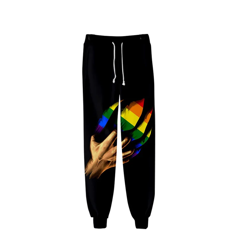 Flag Rainbow Lgbt Sweat Pants 3D Print Joggers Pants Trousers Men/Women Clothing LGBT Rainbow Lesbians Gays Hip Hop Sweatpants