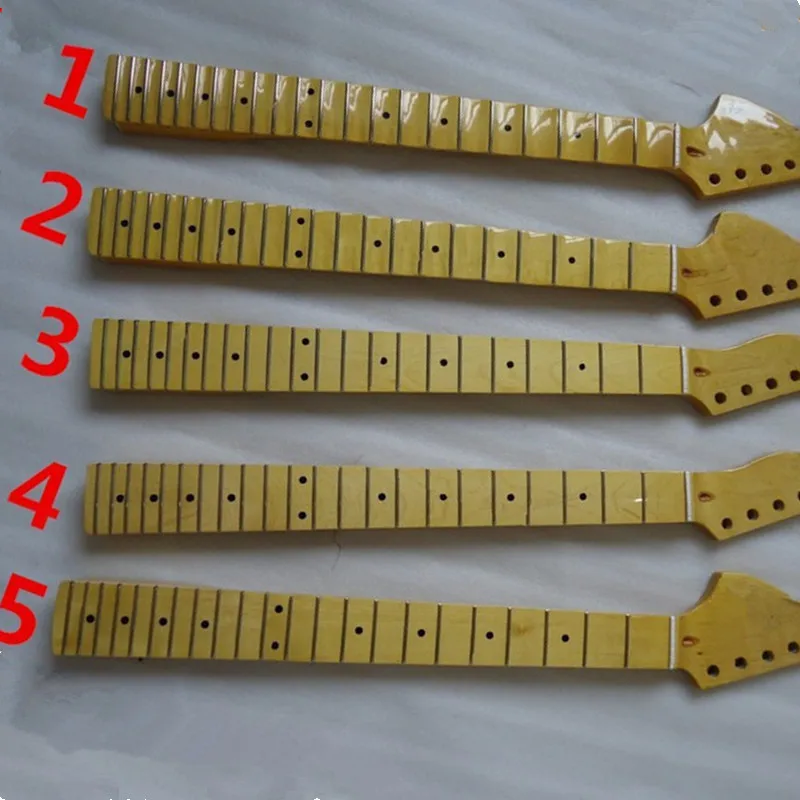 Disado 22 Frets Inlay Dots Reverse Headstock Electric Guitar Neck Wholesale Guitar Accessories Parts Musical Instruments