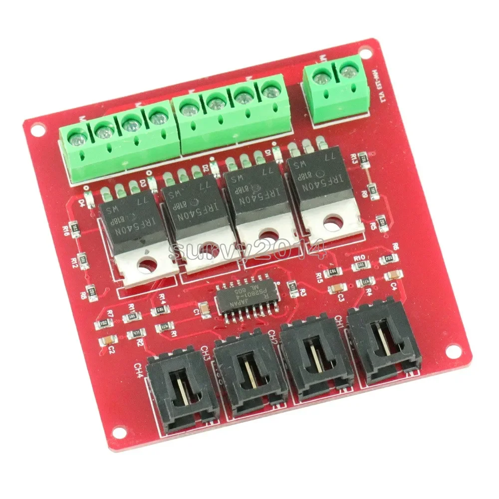 Four Channel 4 Route MOSFET Button IRF540 V2.0+ MOSFET Switch Module For Arduino