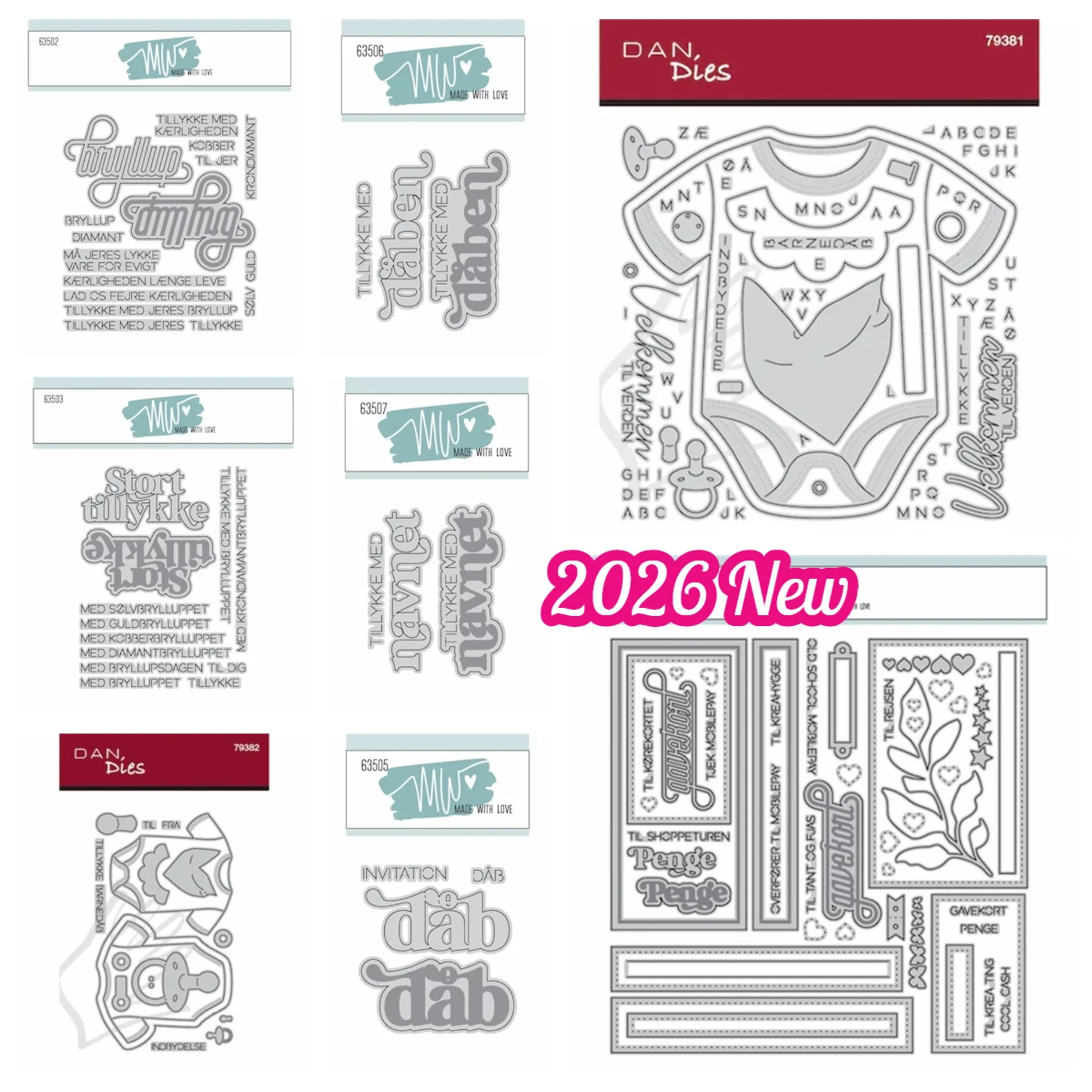 Hjerte M. Sløjfe Basis Metal Die Cutting Dies Frames Round Gift Box Craft Embossing Decoration DIY Scrapbooking Greeting Cards