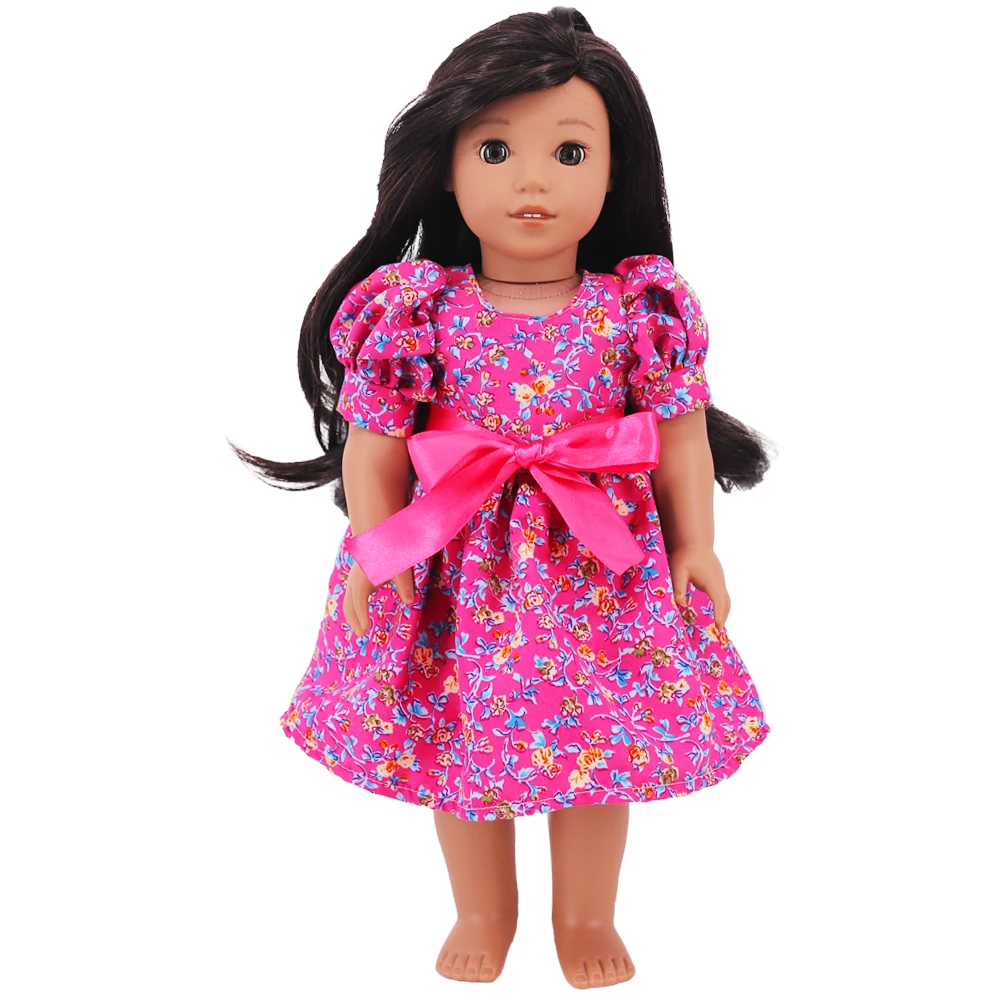 Doll Clothes Girl\'s Beautiful Dress for 18inch American Doll Accessories&43cm Reborn Baby Clothes,Our Generation,Gift Accessory