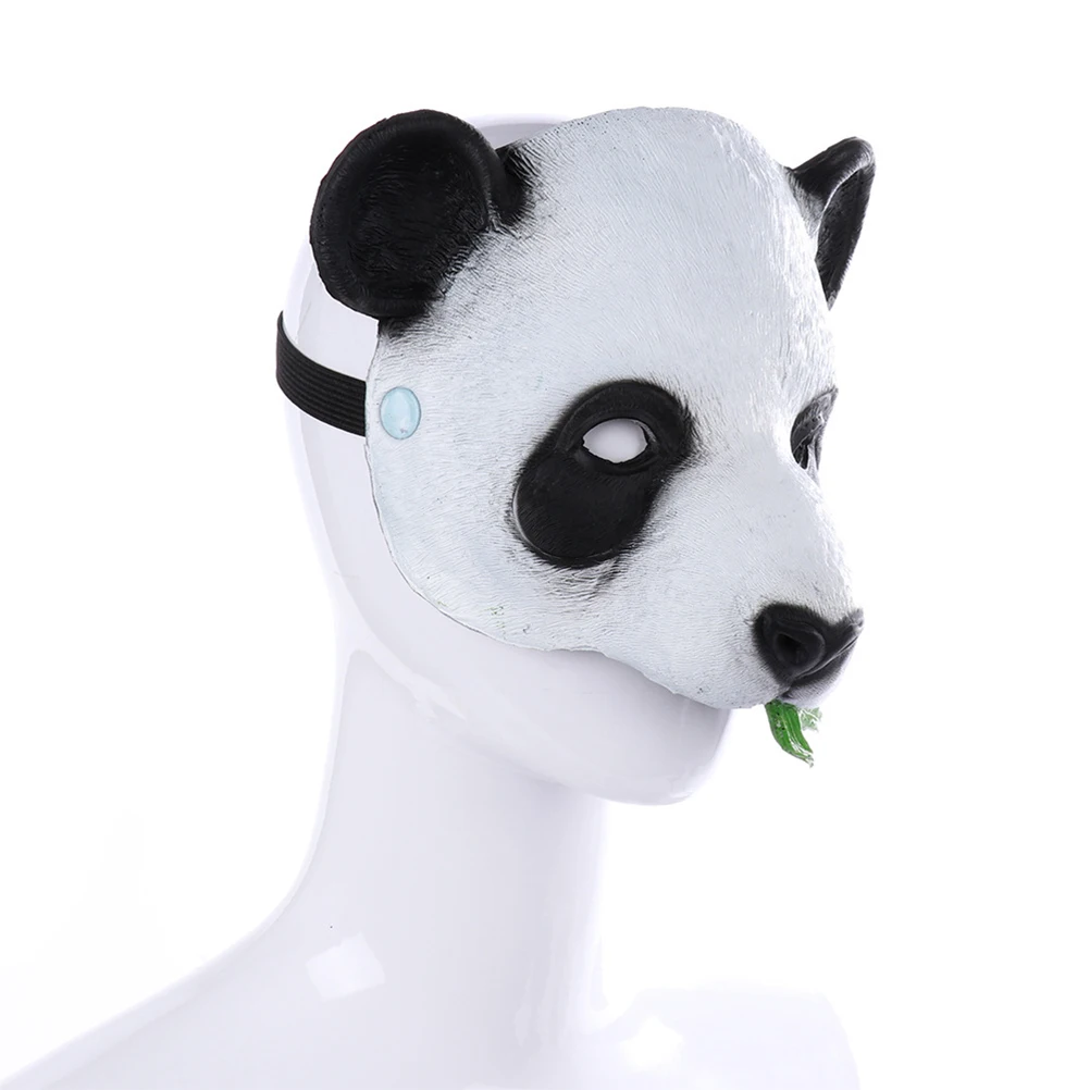 

PU Big Panda Mask Funny Halloween Carnival Party Face Mask Bar Ktv Stage Performance Prop Stage Performance Prop