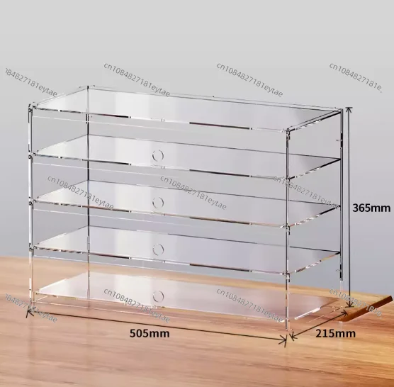 

Desktop storage cabinet keyboard transparent dust-proof acrylic storage layer rack mechanical keyboard collection box rack