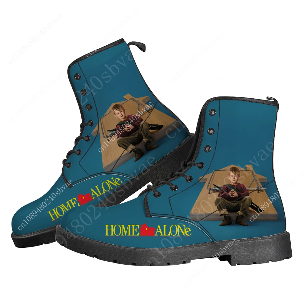 Home Alone Boots Mens Womens Teenager Shoes Casual Boot Hot Movie Outdoor Light High Quality Print on Demand Customize Shoe