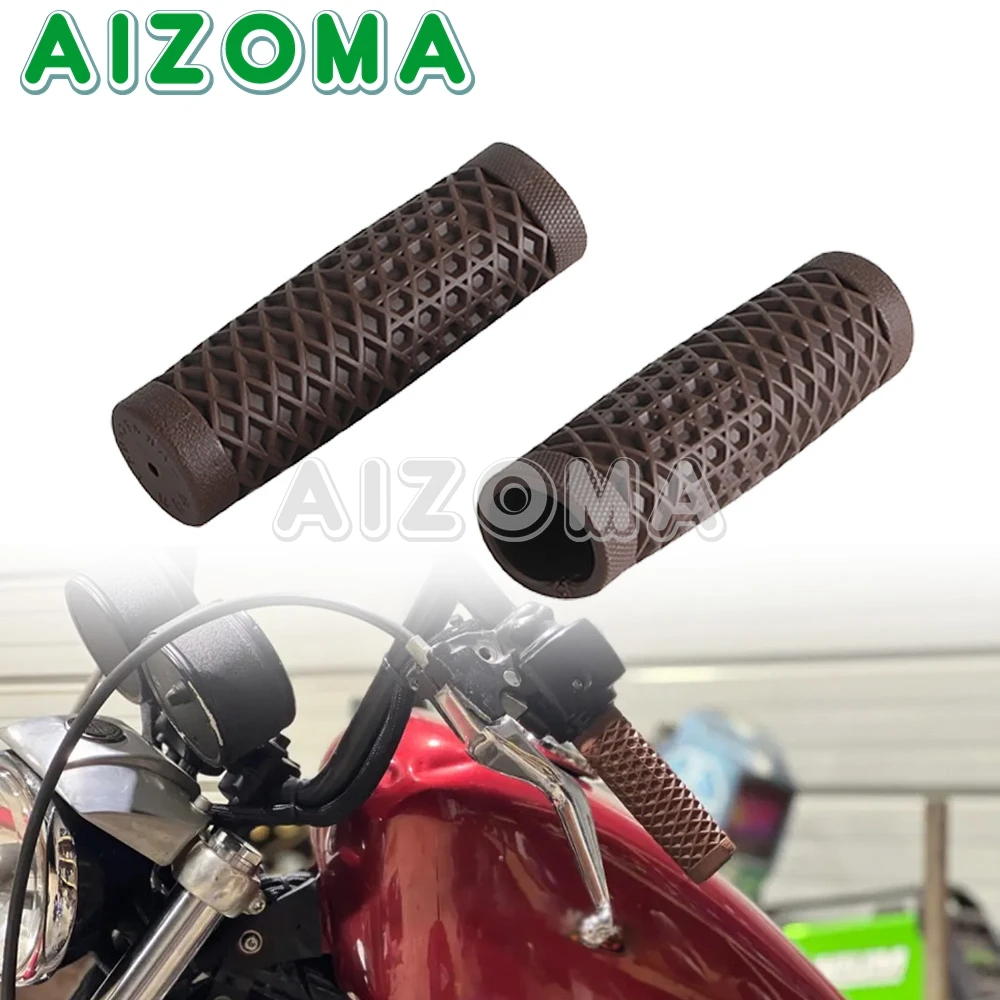 Universal 1 INCH Handlebar 25/28MM Motorcycle Hand Grips Non-slip Rubber Grips For Honda Yamaha Suzuki BMW Kawasaki Harley