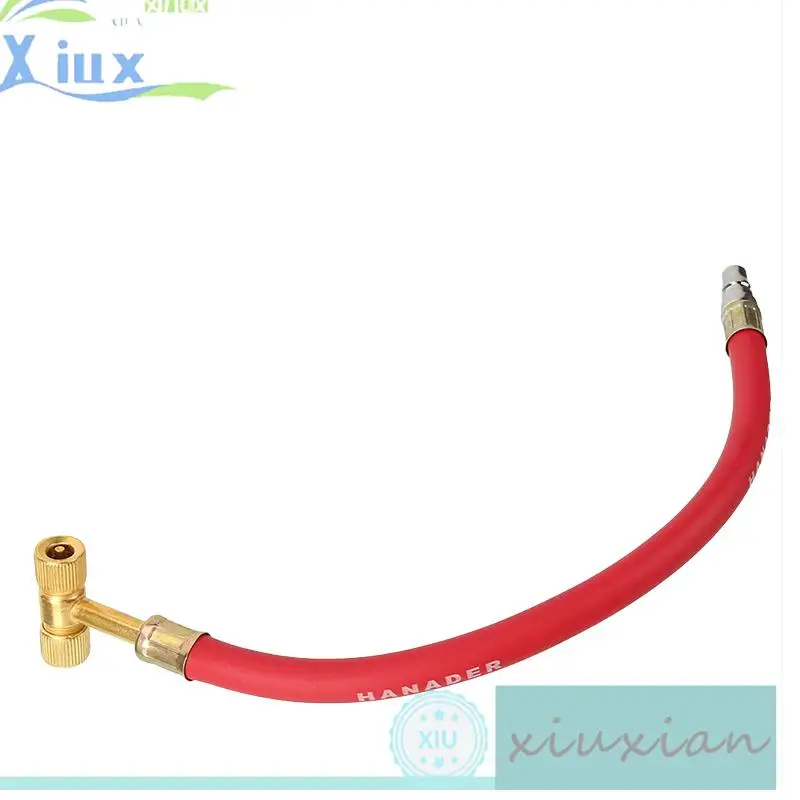 Double ended inflatable nozzle for hose motorcycle, bicycle, tire inflation nozzle, bicycle, truck, hand cranked gas filling rod