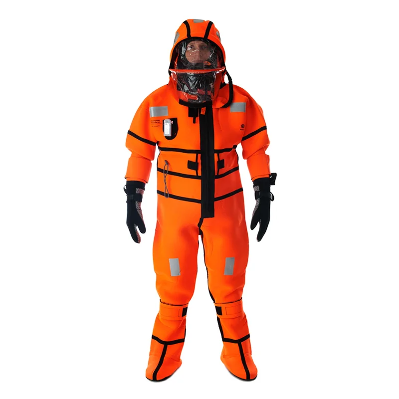 

High Quality Solas Approved Immersion Suit with Light and Whistle for Life Raft Lifeboat