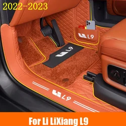 For Li LiXiang L9 2022 2023 Car Dust-proof Foot Mat Floor Wire Mats Rug Covers Auto Pads Interior Mat Accessories