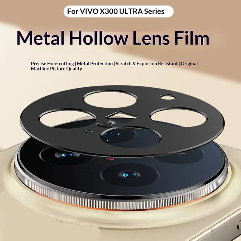 Aluminum Metal Rear Camera Lens Protector for vivo X300 Ultra Lens Cover Screen Protector Lens Ring Film for vivo X300 Pro