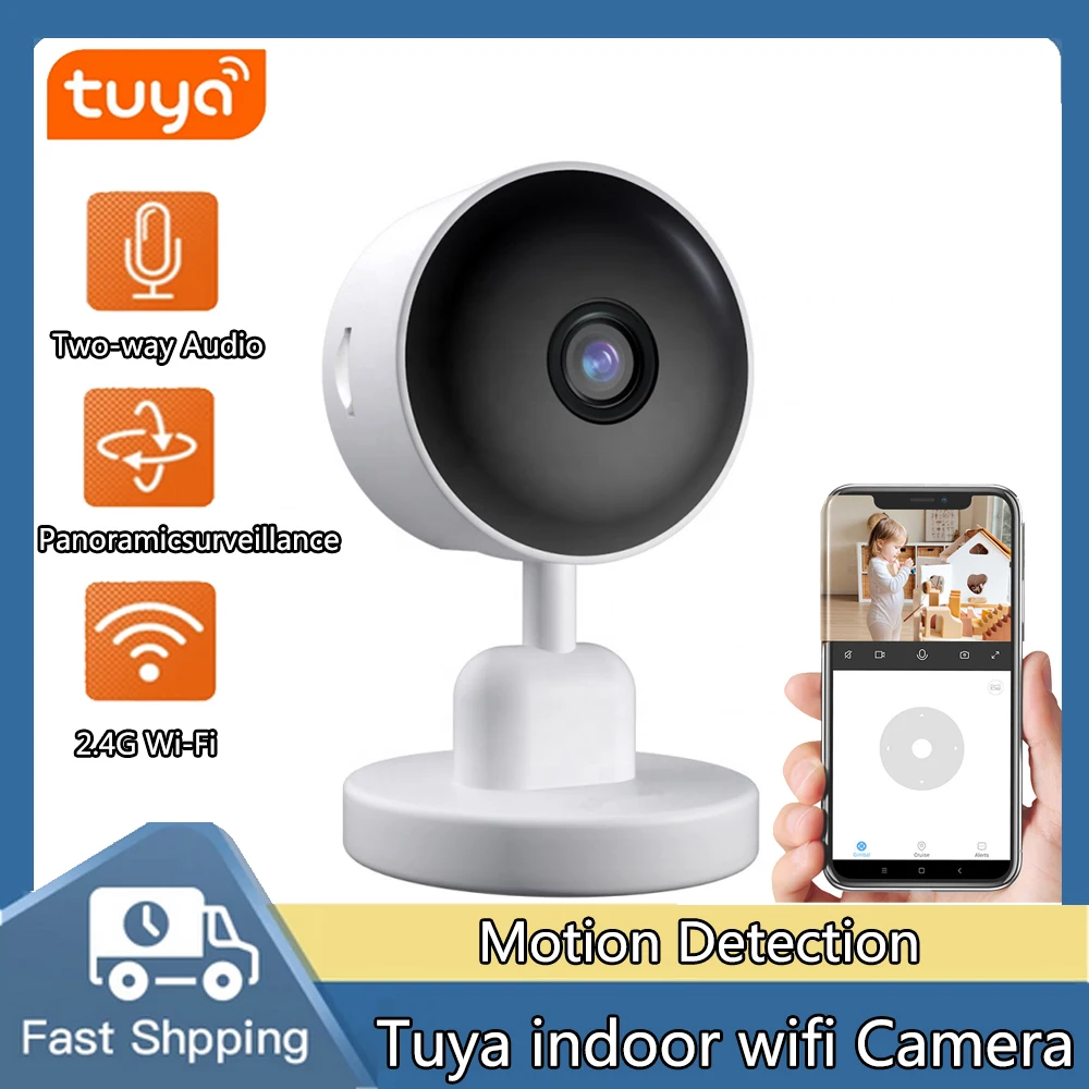 

WiFi 3MP Mini Indoor Motion Detection Tuya Cameras WiFi Home Surveillance Security CCTV Surveillance Baby 1080P Camera