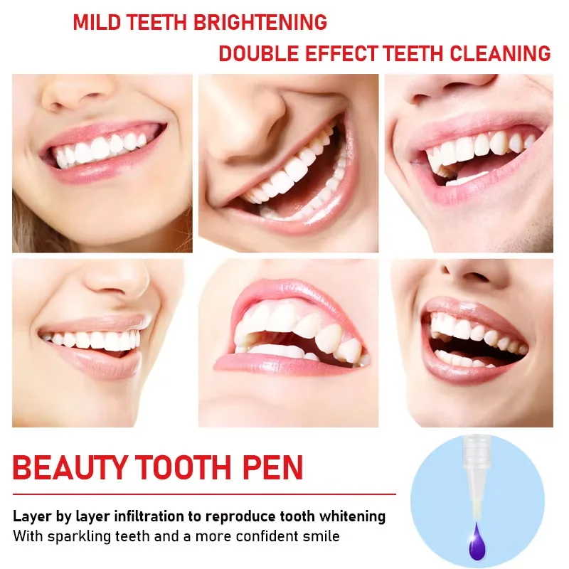 Tooth Whitening Pen Dazzling White Teeth Whitening Pen Instant Teeth Whitening Pen Brighten Your Smile Tooth Hygiene Care Tools