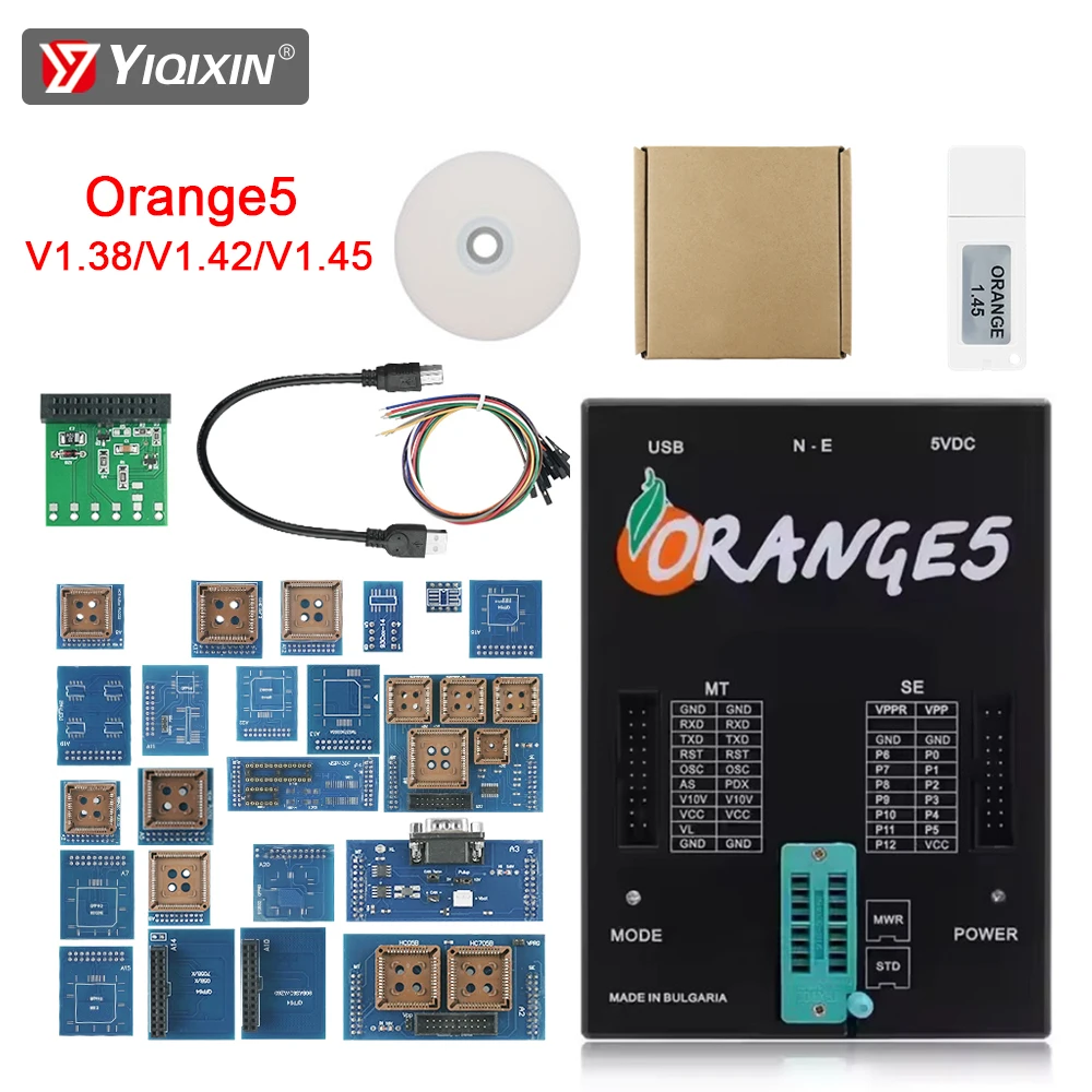 Orange5 V1.45 V1.42 V1.38 ECU أداة مبرمج ترخيص كامل محولات عالمية كاملة إضافة FujitsuV9 RH850V4.3 RH850-IC جودة عالية #1