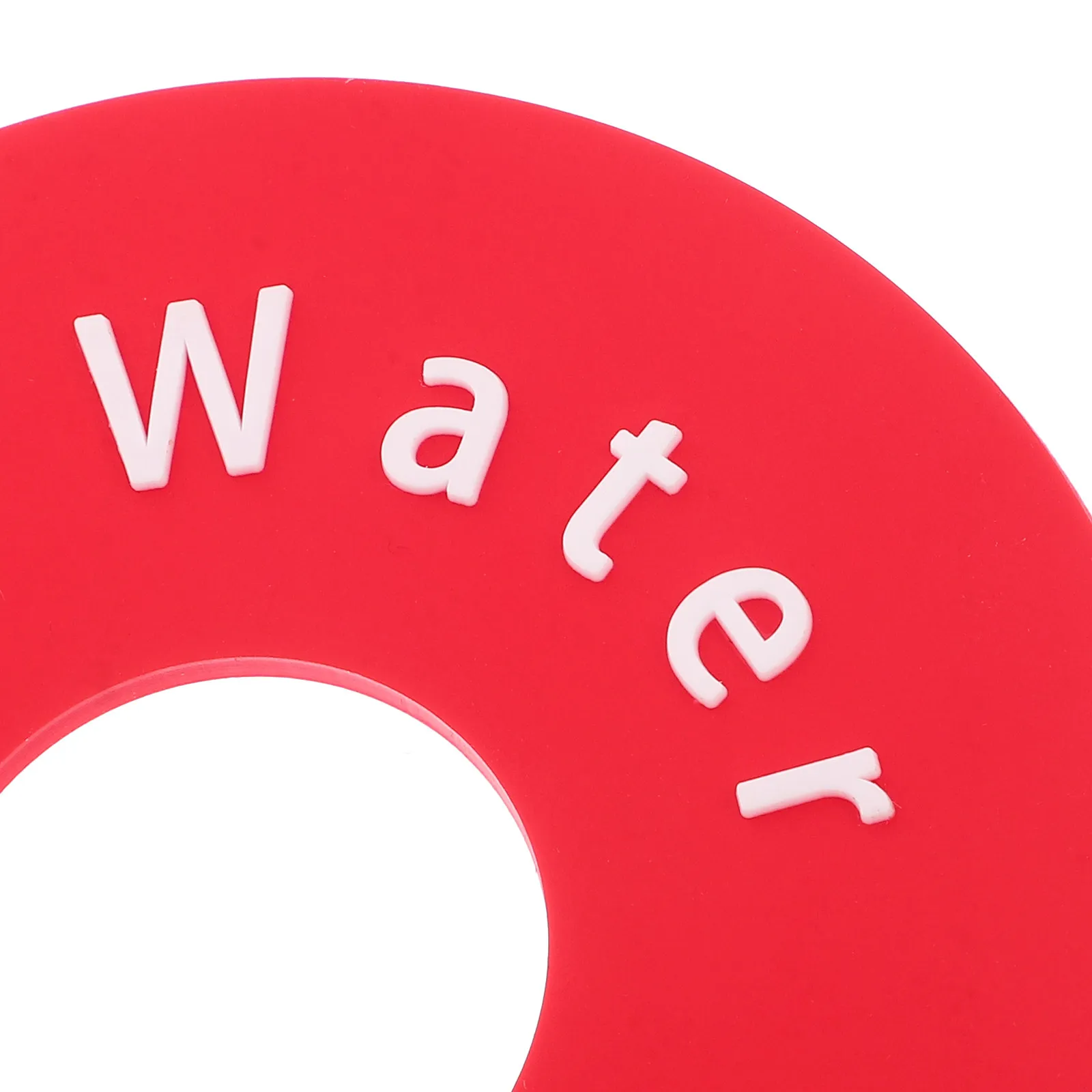 2Pcs Valve Water Sign Clear Classification Labels Inlet Outlet Markers Easy Identification Reminder Tags for Ice Buckets Water