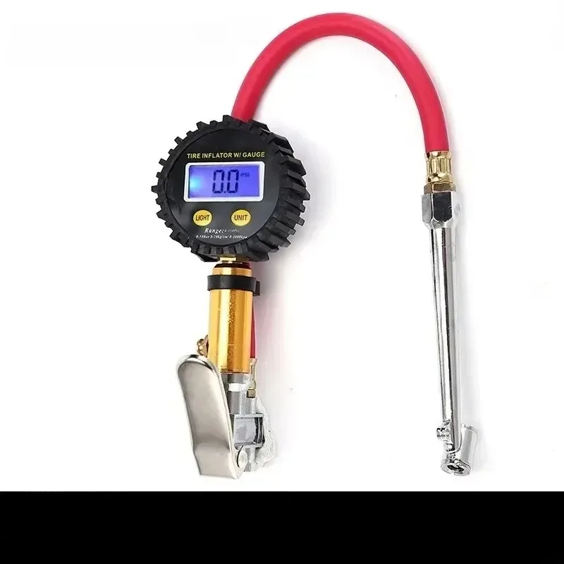 

Compressor Pump Quick Connect 19 Car Motorcycl for Digital Tire Inflator Pressure Gauge 200PSI LCD Display Air