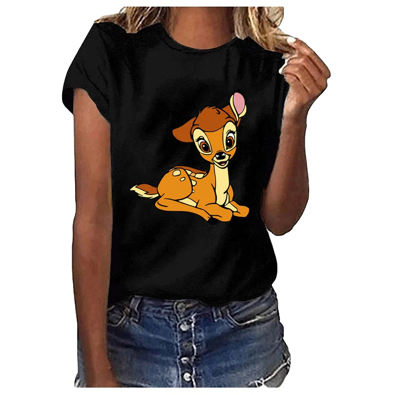 Deer Bambi Rabbit Thumper Cartoon Patches for Clothes Heat Transfer Thermal Stickers DIY T shirt Iron on for Women Appliqued