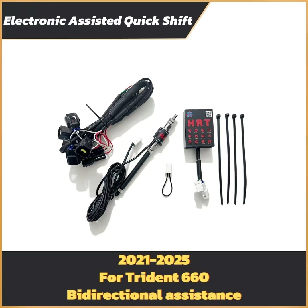 

For Triumph Trident 660 2021-2025 Motorcycle Bidirectional assistance Electronic Quickshifter Variable Speed Shift Quickshift 0